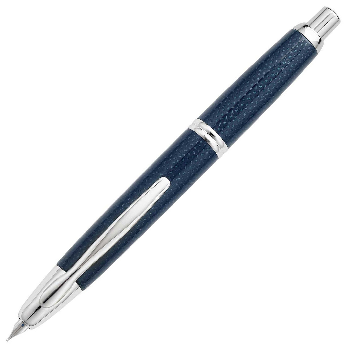 Pilot Vanishing Point Blue Carbonesque Fountain Pen | Pen Place