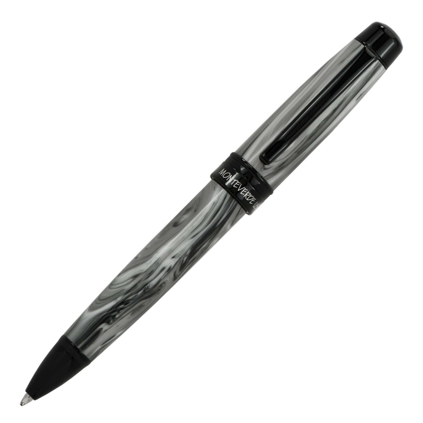 Monteverde Prima Grey Swirl Ballpoint Pen