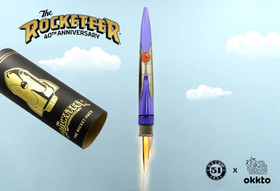 Retro 1951 Tornado Big Shot The Rocketeer - Rocket-Pack Rollerball Pen