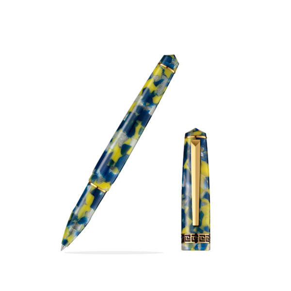 Laban Rosa Blue/Yellow Rollerball Pen | Pen Place | Pen Store Since 1968