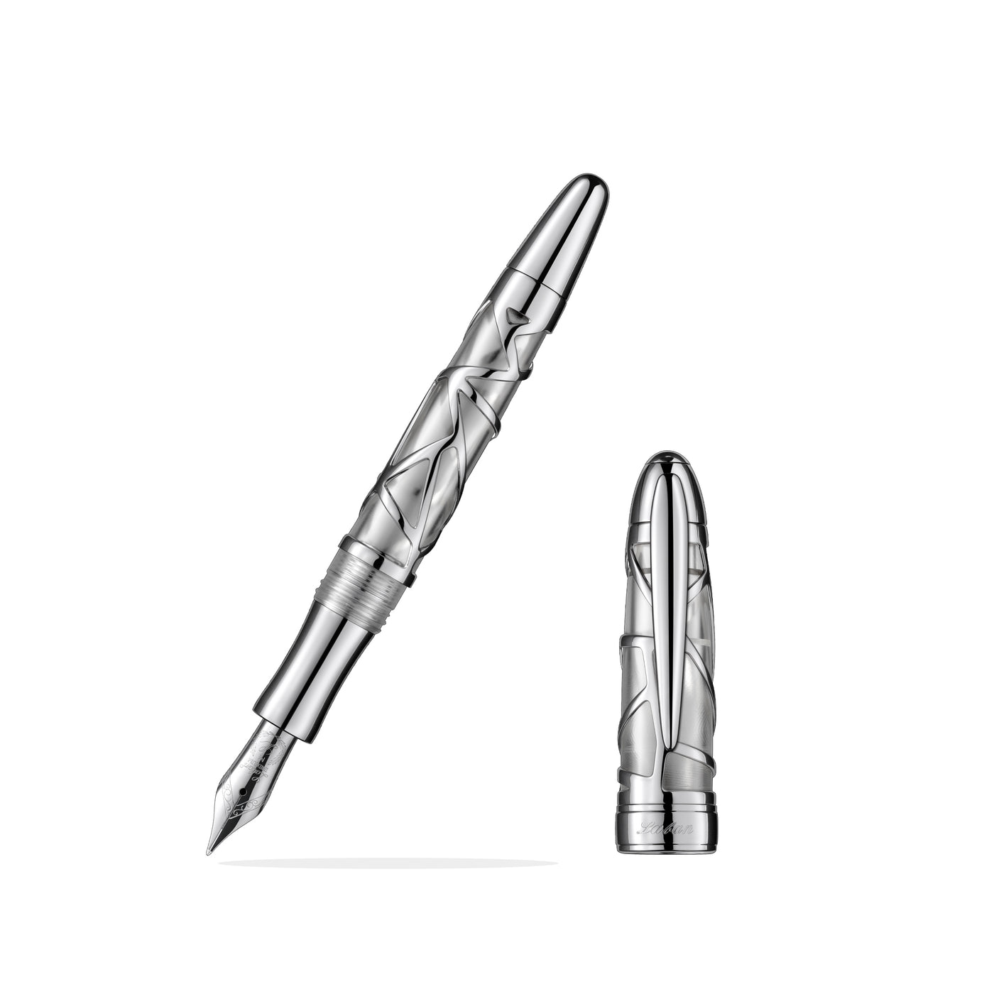 Laban Skeleton Silver Fountain Pen | Pen Place | Pen Store Since 1968