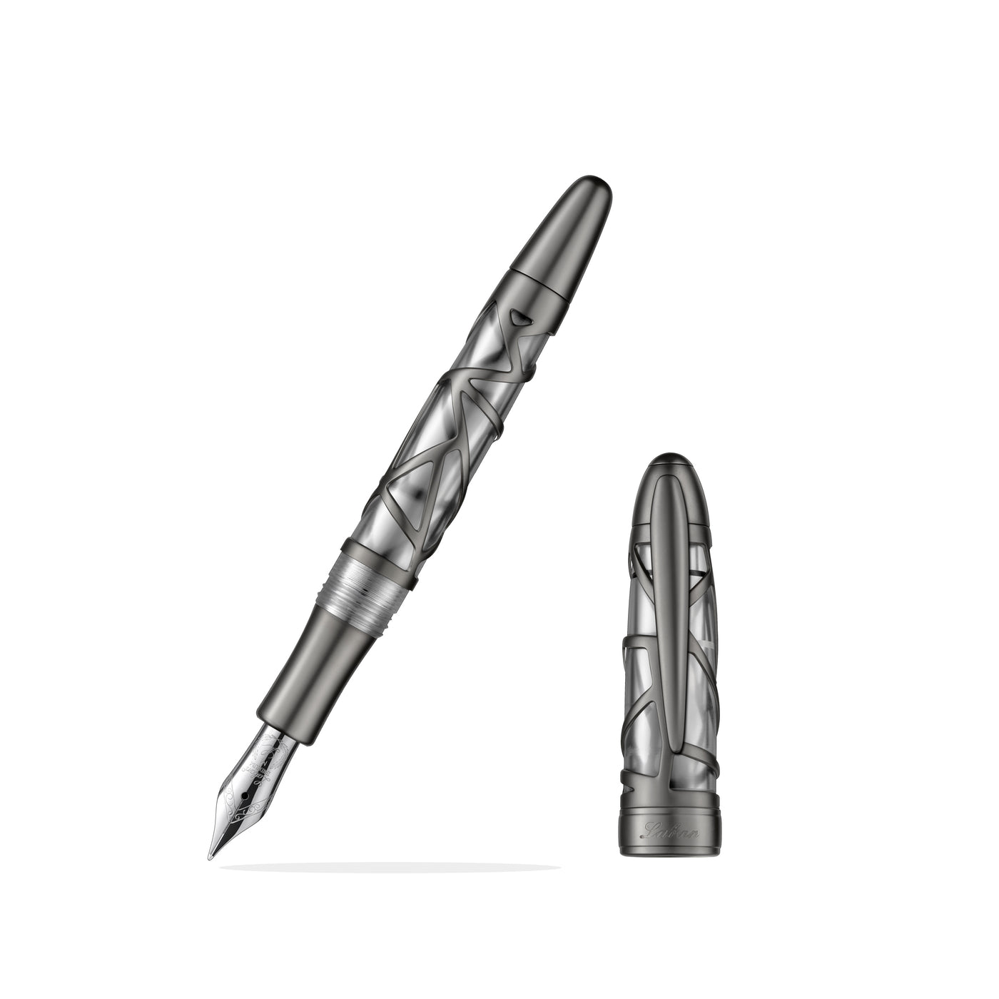 Laban Skeleton Gunmetal Fountain Pen | Pen Place | Pen Store Since 1968