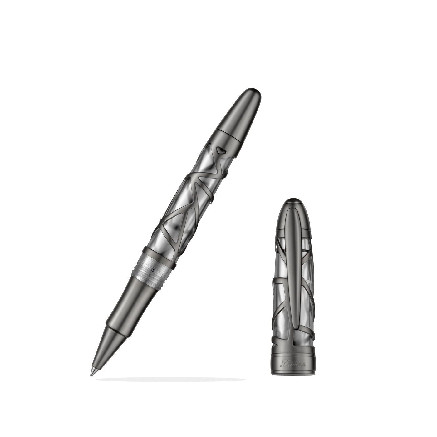 Laban Skeleton Gunmetal Rollerball Pen | Pen Place | Pen Store Since 1968