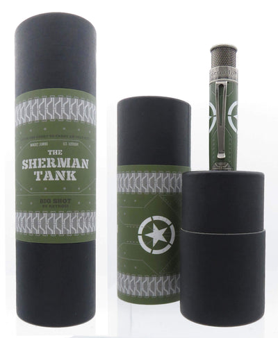 Retro 1951 Tornado Big Shot Sherman Tank Rollerball Pen | BSR-1955 | Pen Place
