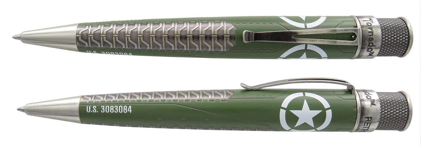 Retro 1951 Tornado Big Shot Sherman Tank Rollerball Pen | BSR-1955 | Pen Place