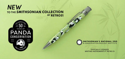 Retro 1951 Tornado Smithsonian National Zoo Panda Rollerball Pen