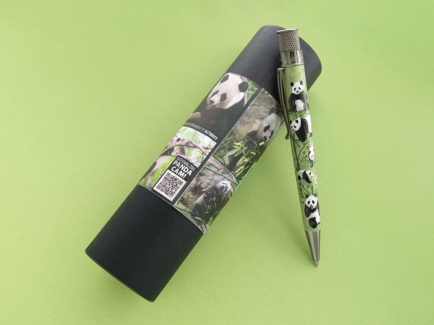 Retro 1951 Tornado Smithsonian National Zoo Panda Rollerball Pen