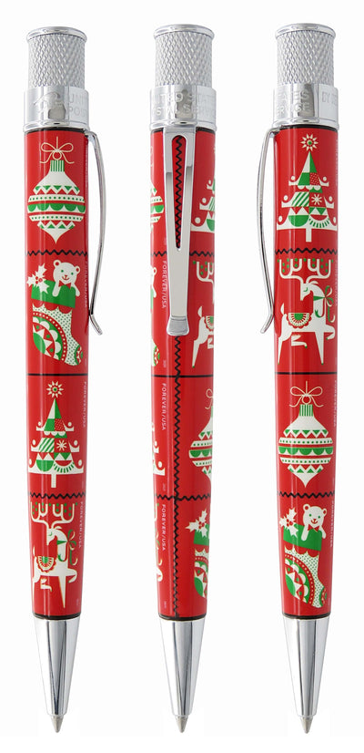 Retro 1951 Tornado USPS Holiday Stamp Rollerball Pen