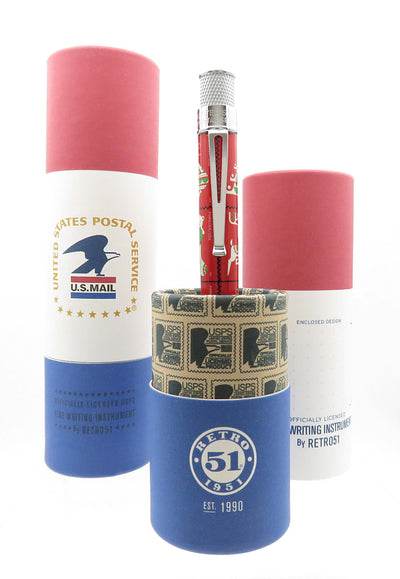 Retro 1951 Tornado USPS Holiday Stamp Rollerball Pen