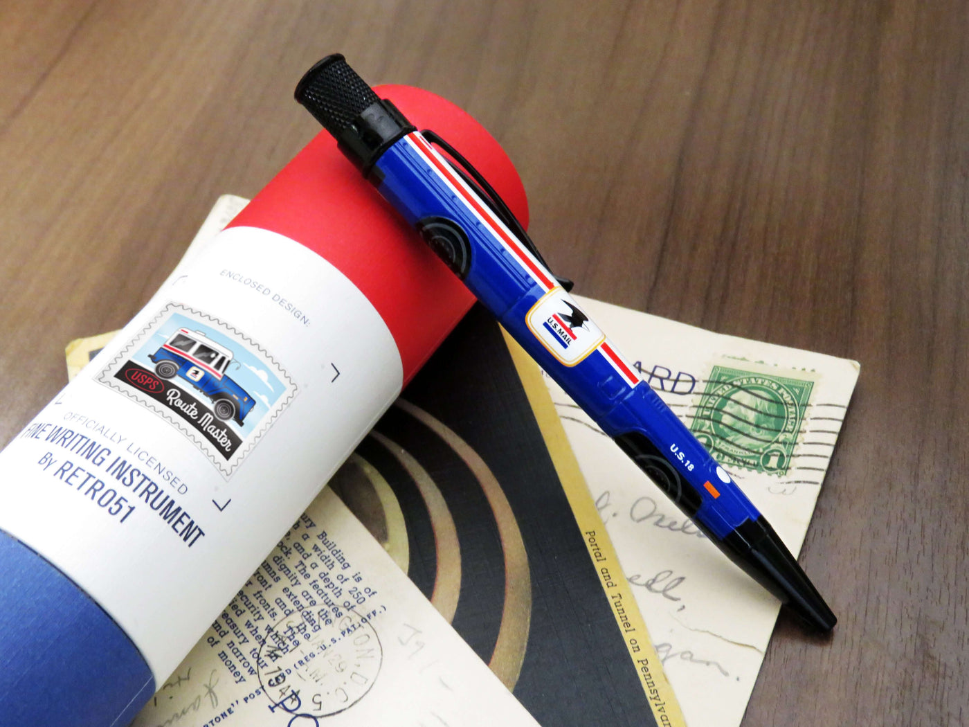 Retro 1951 Tornado U.S. Postal Service Route Master Rollerball Pen