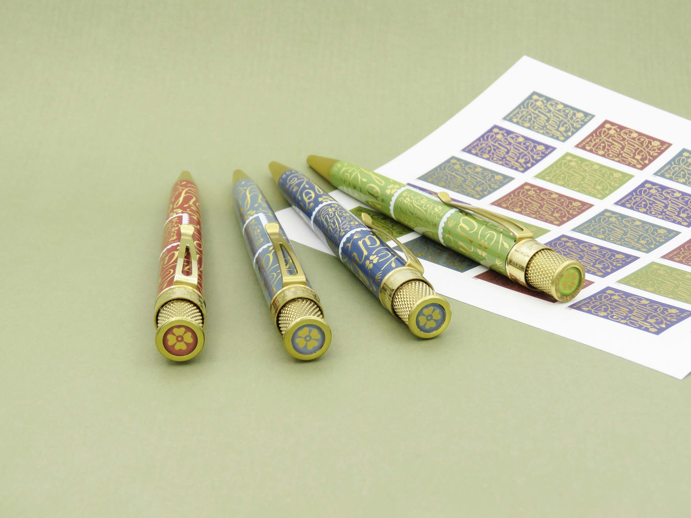Retro 1951 Tornado U.S. Postal Service Thank You Soft Maroon Rollerball Pen