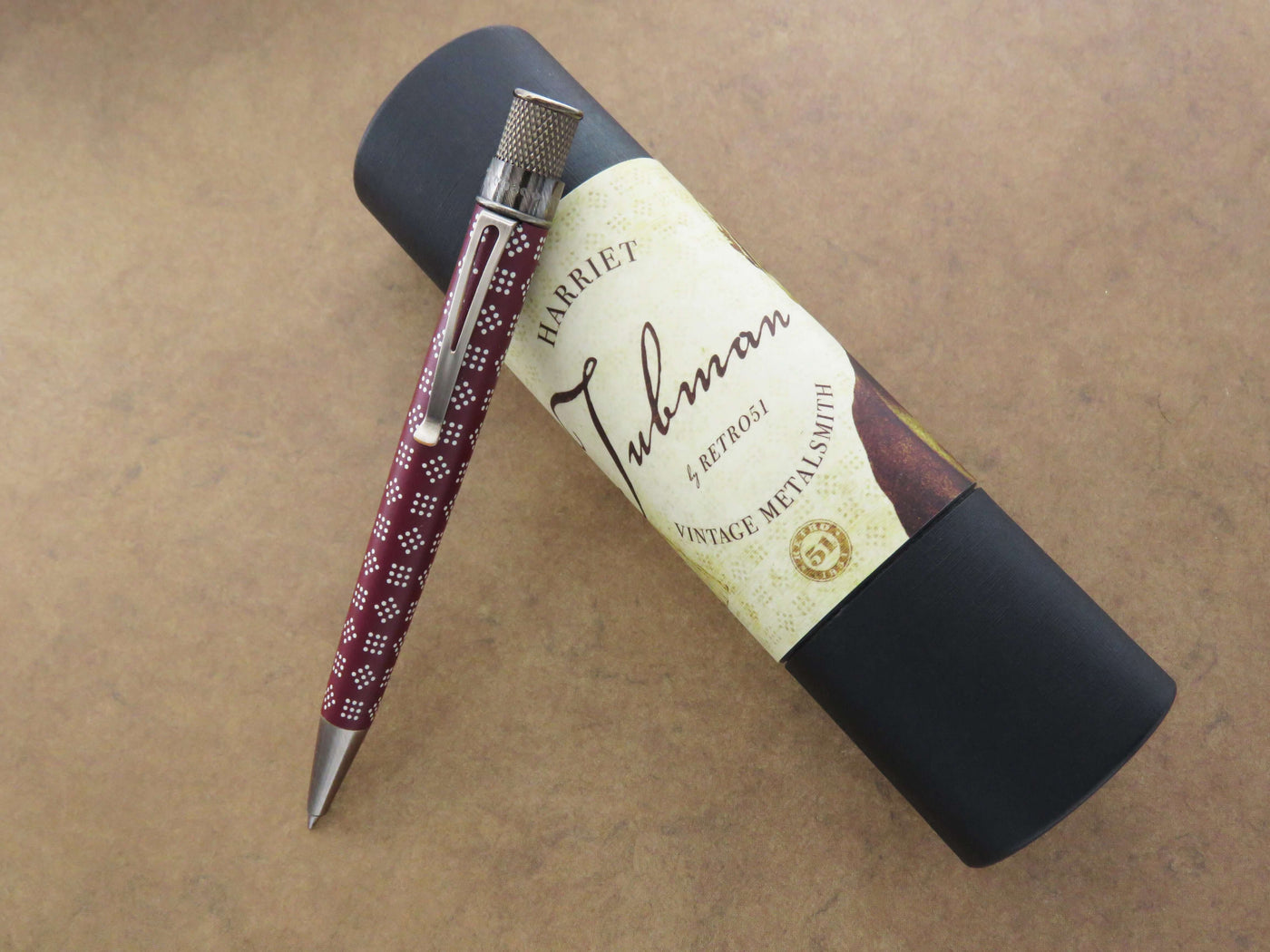 Retro 1951 Tornado Metalsmith Harriet Tubman Rollerball Pen