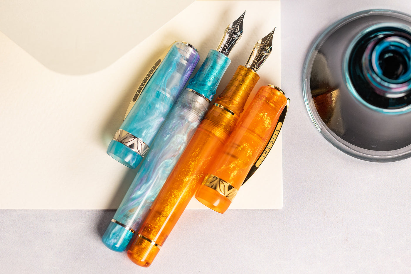 Visconti Kaleido Fire Opal Fountain Pen