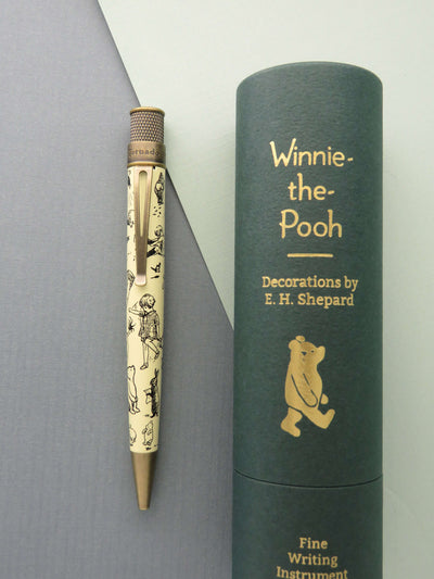 Retro 1951 Tornado Deluxe A.A. Milne Winnie-the-Pooh Decorations by E.H. Shepard Rollerball Pen