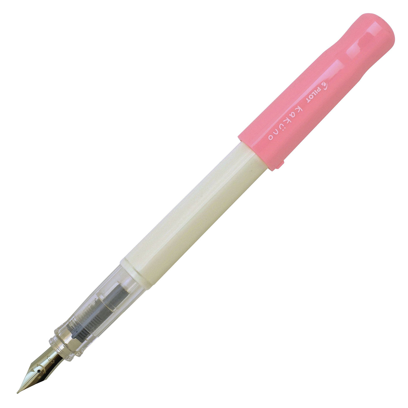 Pilot Kakuno White and Pink Fountain Pen | 90122 | Pen Place