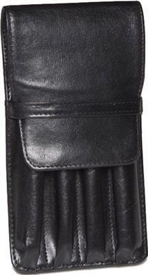 Aston Leather 4 Pen Holder Black | PEN4-BL | Pen Place
