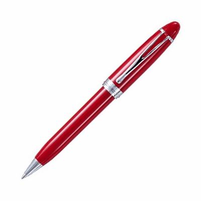 Aurora Ipsilon DeLuxe Red/Chrome Ballpoint Pen | B32/R | Pen Place