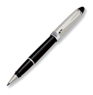 Aurora Ipsilon Metal Black w/ Chrome Cap Rollerball Pen | B71C | Pen Place