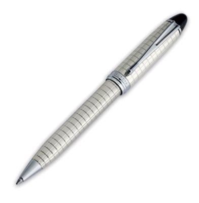 Aurora Ipsilon Quadra Sterling Silver Ballpoint Pen | B34Q | Pen Place