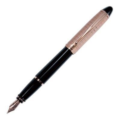 Aurora Ipsilon Quadra Sterling Silver Rose Gold Fountain Pen | B11PQN | Pen Place