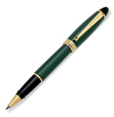 Aurora Ipsilon Resin Green Rollerball Pen | B71V | Pen Place