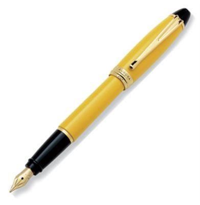 Aurora Ipsilon Resin Yellow Fountain Pen | B11Y | Pen Place