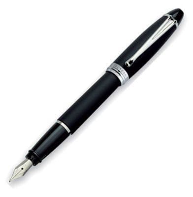 Aurora Ipsilon Satin Black Fountain Pen | B10/N | Pen Place