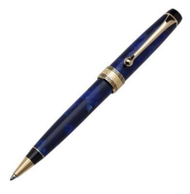 Aurora Optima Auroloide Gold Blue Ballpoint Pen | 998BA | Pen Place