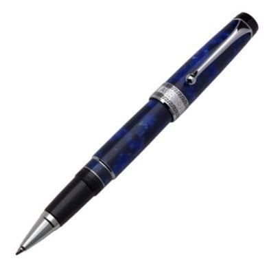 Aurora Optima Auroloide Silver Blue Rollerball Pen | 975CBA | Pen Place