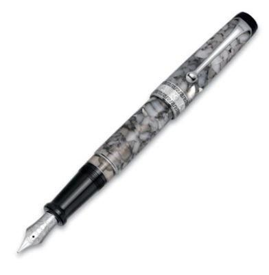 Aurora Optima Auroloide Silver Perla Fountain Pen | 996CGA | Pen Place