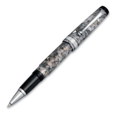 Aurora Optima Auroloide Silver Perla Rollerball Pen | 975CGA | Pen Place