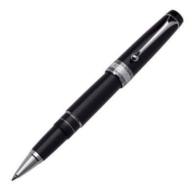 Aurora Optima Resin Chrome Black Rollerball Pen | 975CN | Pen Place