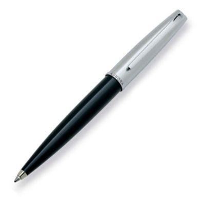 Aurora Style Metal Black Chrome Ballpoint Pen | E35 | Pen Place