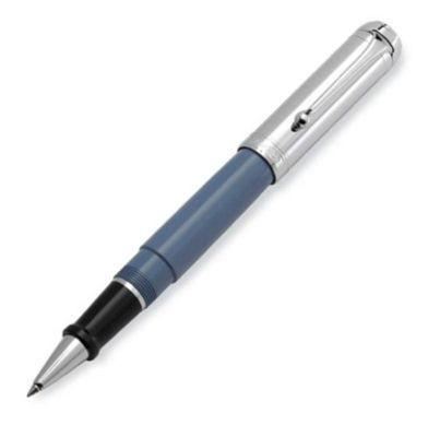 Aurora Talentum Chrome Celestial Blue Rollerball Pen | D71CA | Pen Place