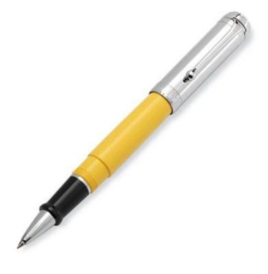 Aurora Talentum Chrome Yellow Rollerball Pen | D71CY | Pen Place
