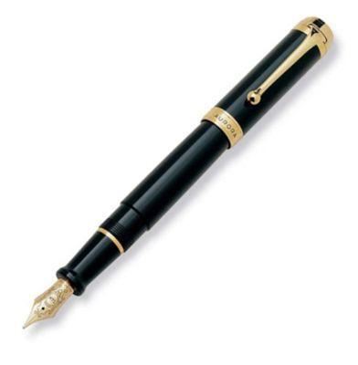 Aurora Talentum Classic Black Gold Fountain Pen | D12N | Pen Place