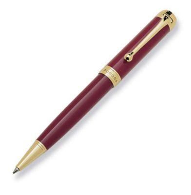 Aurora Talentum Classic Burgundy Gold Ballpoint Pen | D32X | Pen Place