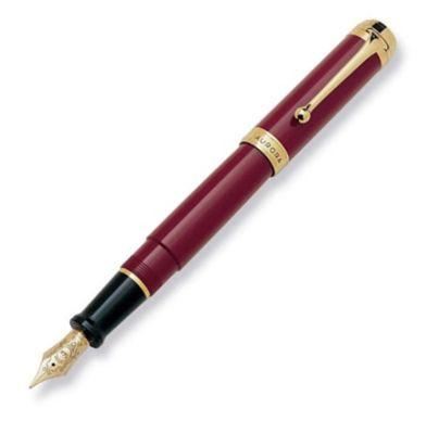 Aurora Talentum Classic Burgundy Gold Fountain Pen | D12X | Pen Place