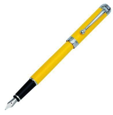 Aurora Talentum Yellow Chrome Fountain Pen | D11Y | Pen Place