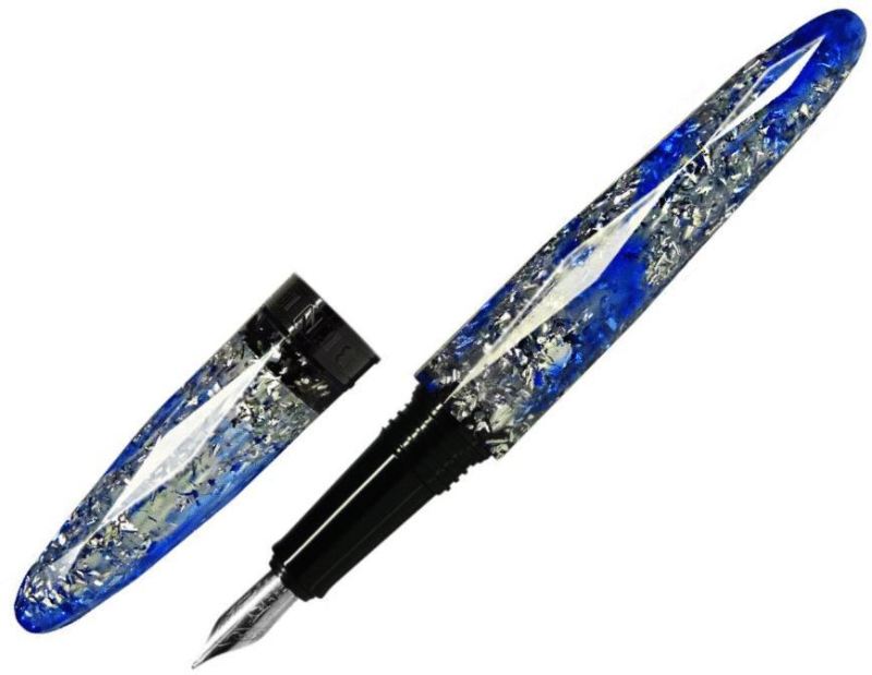 Benu Briolette Blue Frost Fountain Pen | 17.2.10.5.0.M | Pen Place