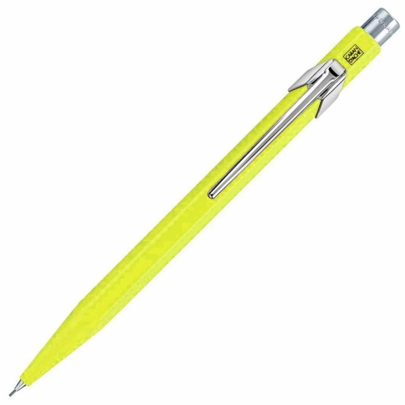 Caran d'Ache 844 Metal Fluorescent Yellow Mechanical Pencil | 844.470 | Pen Place