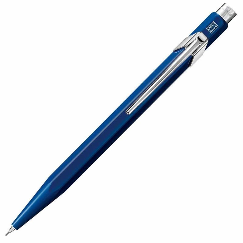 Caran d'Ache 844 Metal Sapphire Blue Mechanical Pencil | 844.150 | Pen Place