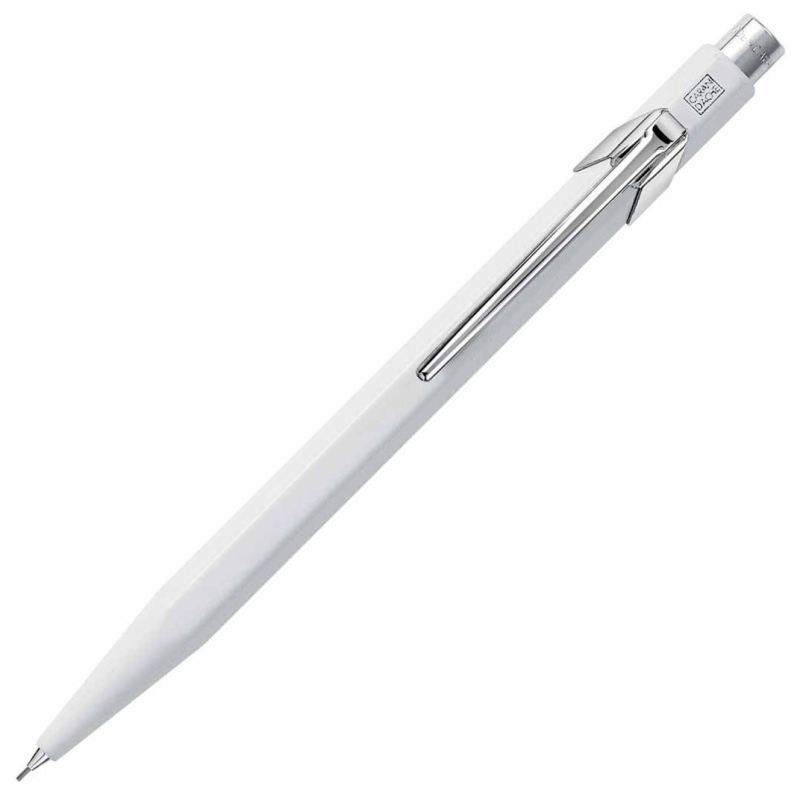 Caran d'Ache 844 Metal White Mechanical Pencil | 844.001 | Pen Place