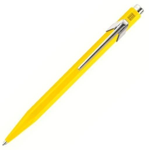 Caran d'Ache 849 Metal Yellow Ballpoint Pen | 849.010 | Pen Place