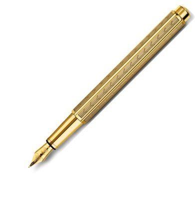 Caran d'Ache Ecridor Chevron Gilded Fountain Pen | 958.208 | Pen Place