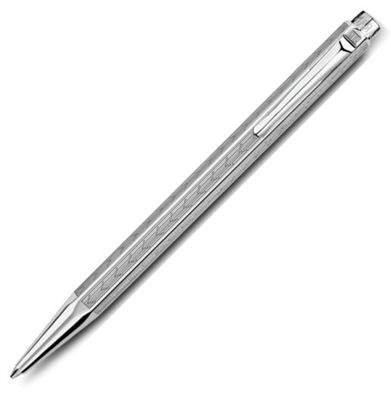 Caran d'Ache Ecridor Chevron Palladium Ballpoint Pen | 890.286 | Pen Place