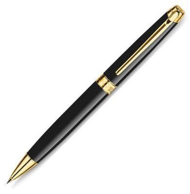 Caran d'Ache Leman Black Gold Mechanical Pencil | 4769.282 | Pen Place