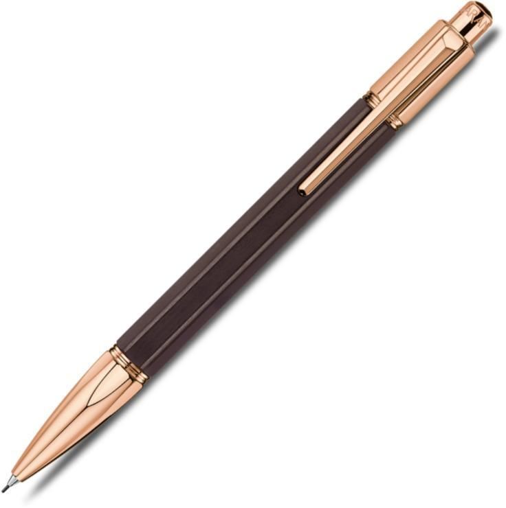 Caran d'Ache Varius Rose Gold Plated Ebony Mechanical Pencil | 4460.142 | Pen Place