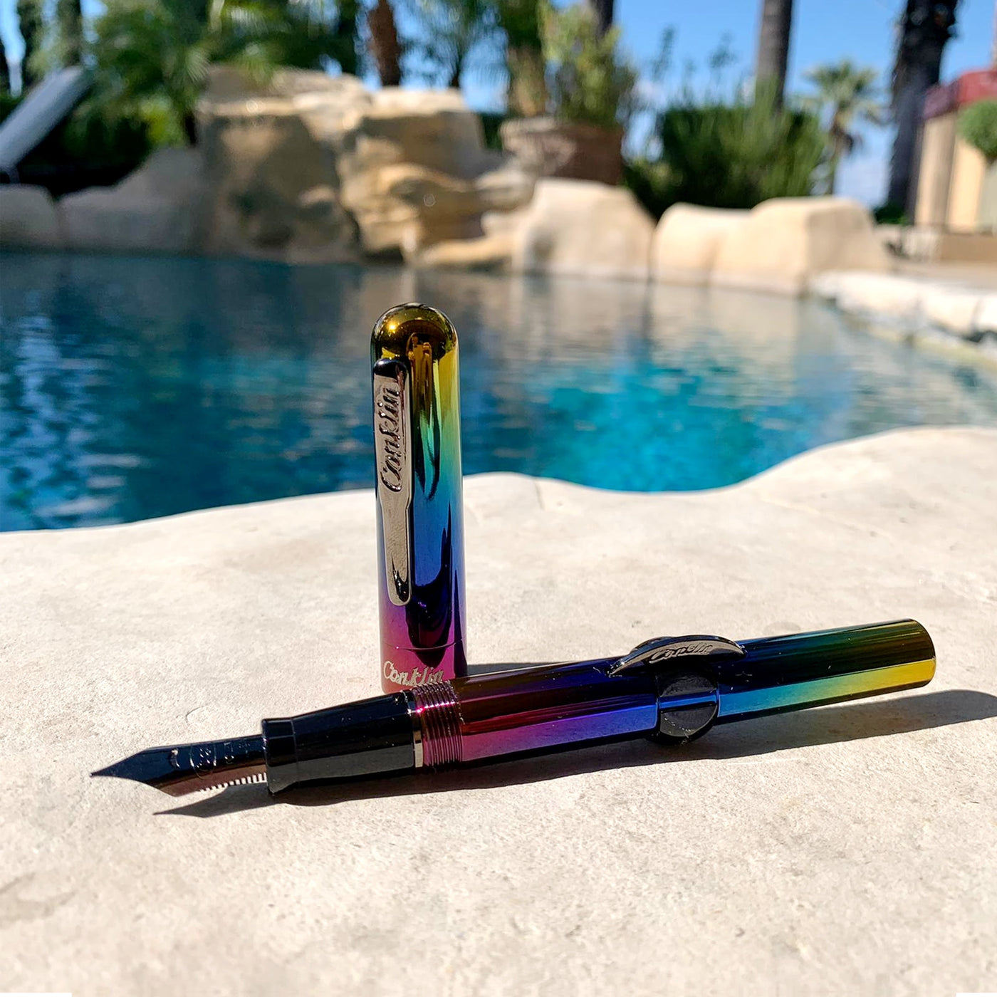 Conklin Mark Twain Crescent Filler Limited Edition Rainbow Fountain Pen | CK71802 | Pen Place
