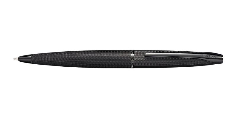 Cross ATX Brushed Black PVD Diamond Pattern Ballpoint Pen | 882-41 | Pen Place